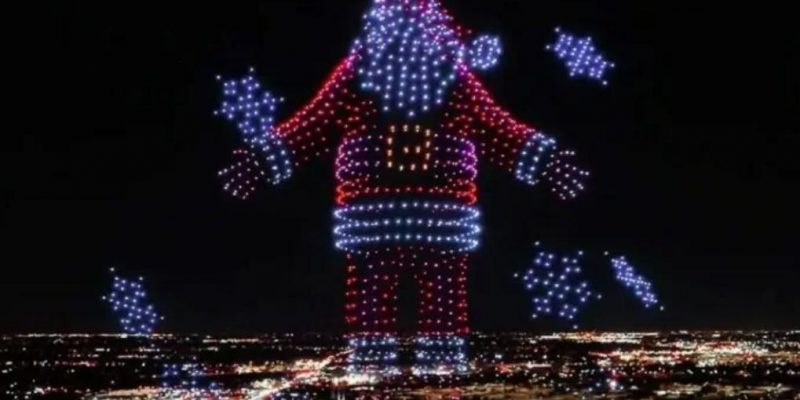 Natal Luz terá show de drones no Park Knorr