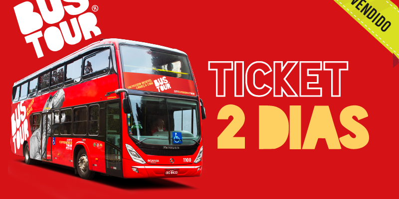 Ticket Bustour - 2 dias de uso